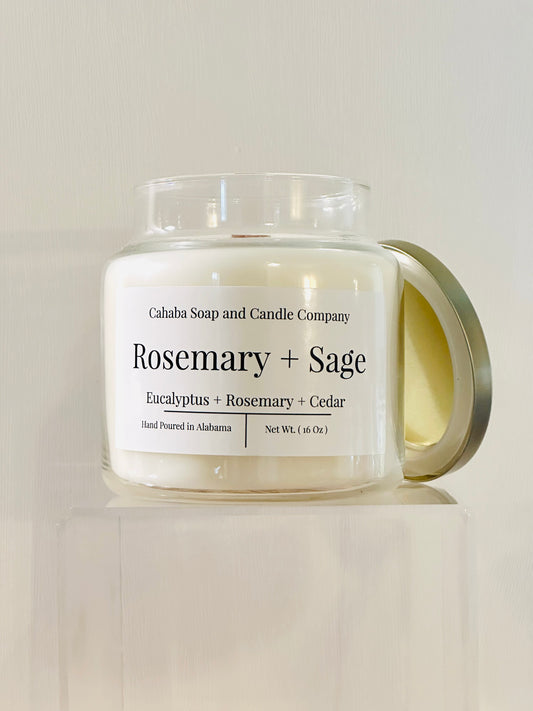 Rosemary + Sage - Cahaba Soap and Candle Company